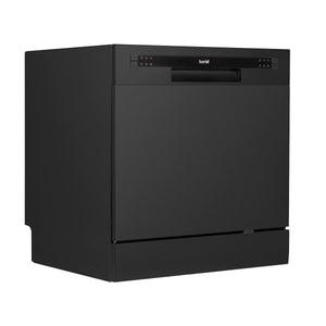 Baridi Tabletop Dishwasher 8 Place Settings 8L Capacity - Black
