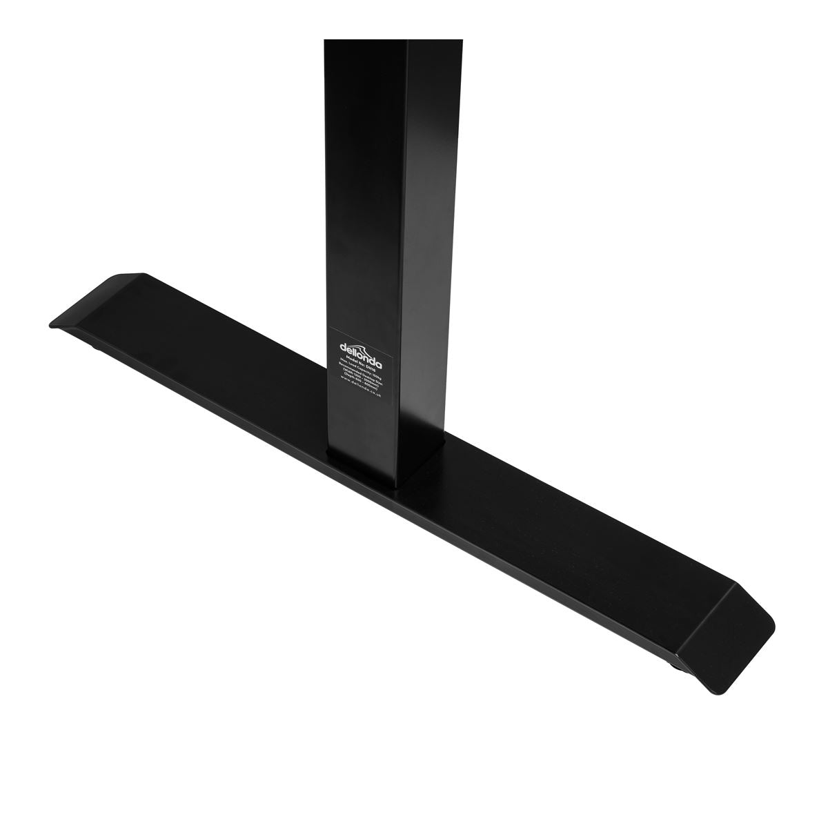 Dellonda Desk Frame Dual Motor Ultra-Quiet with Digital Controls 100kg Capacity - Black