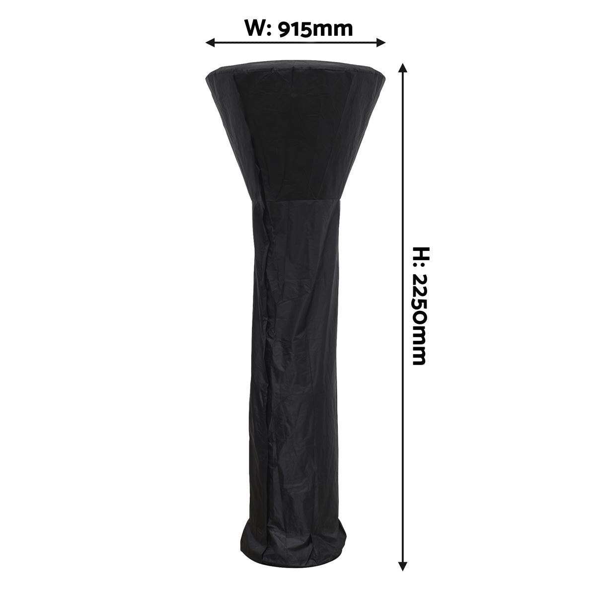 Dellonda Tower Patio Heater Cover, Heavy-Duty & Water Resistant