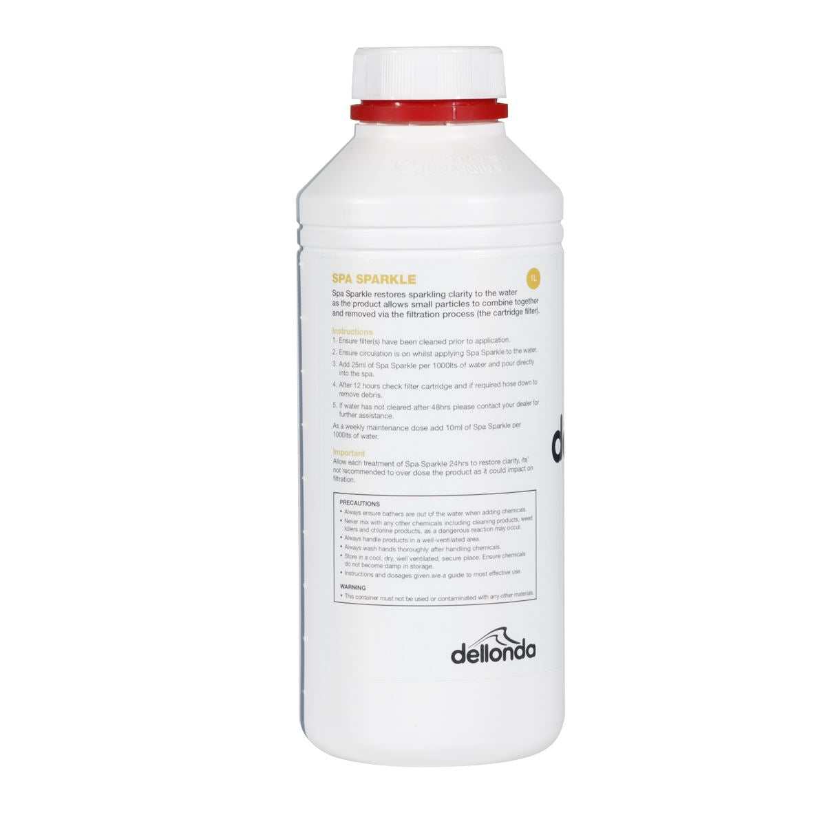 Dellonda Hot Tub/Spa Sparkle 1L
