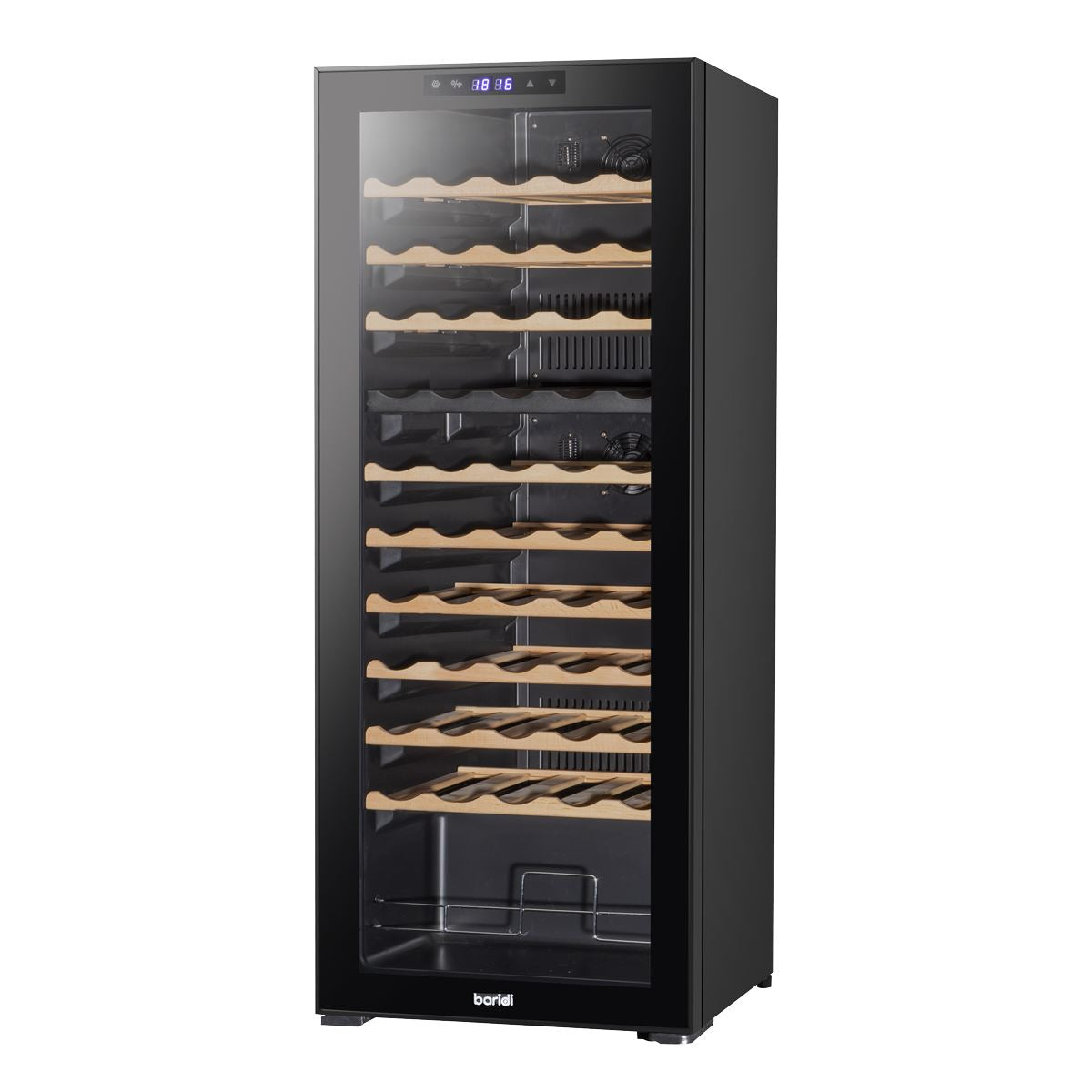 Baridi 55 Bottle Dual Zone Wine Fridge & Cooler