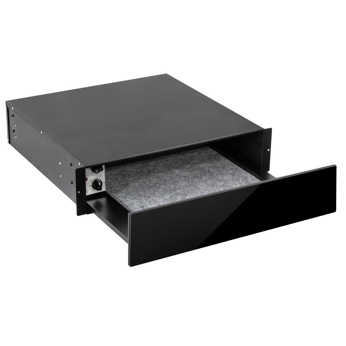 Baridi Integrated Warming Drawer 60cm - Black