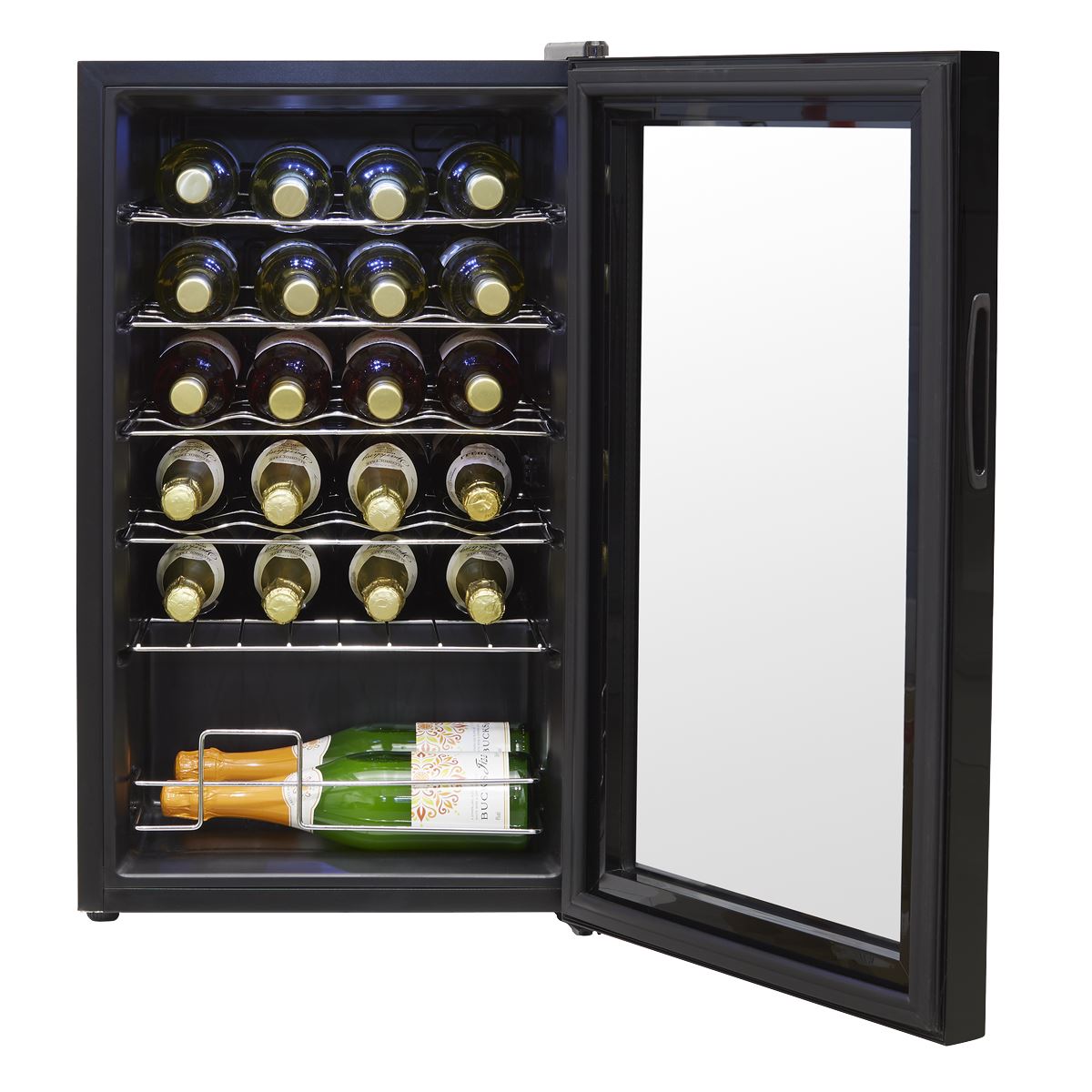Baridi 24 Bottle Tabletop Wine Fridge & Cooler