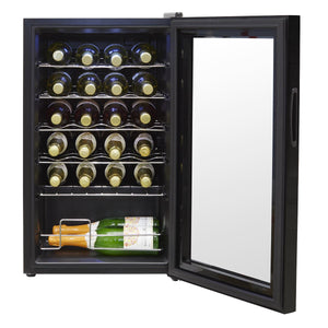 Baridi 24 Bottle Tabletop Wine Fridge & Cooler