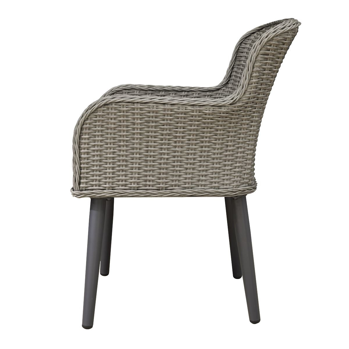 Dellonda Buxton Rattan Wicker Outdoor Garden Chair Set 2 Piece