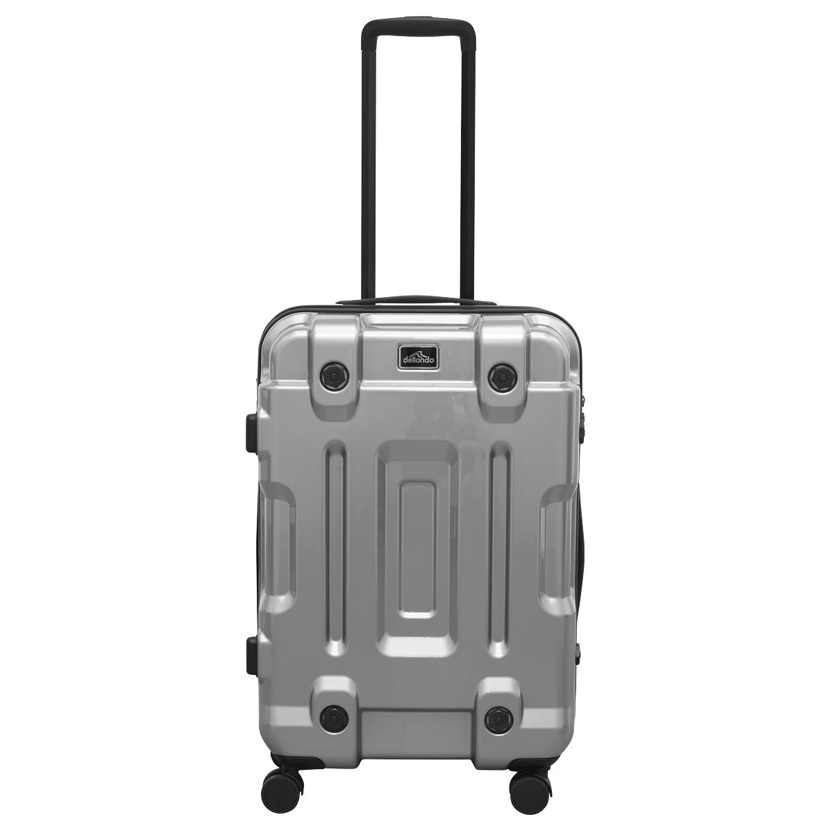 Dellonda Lightweight ABS Luggage Set 3pc - Silver