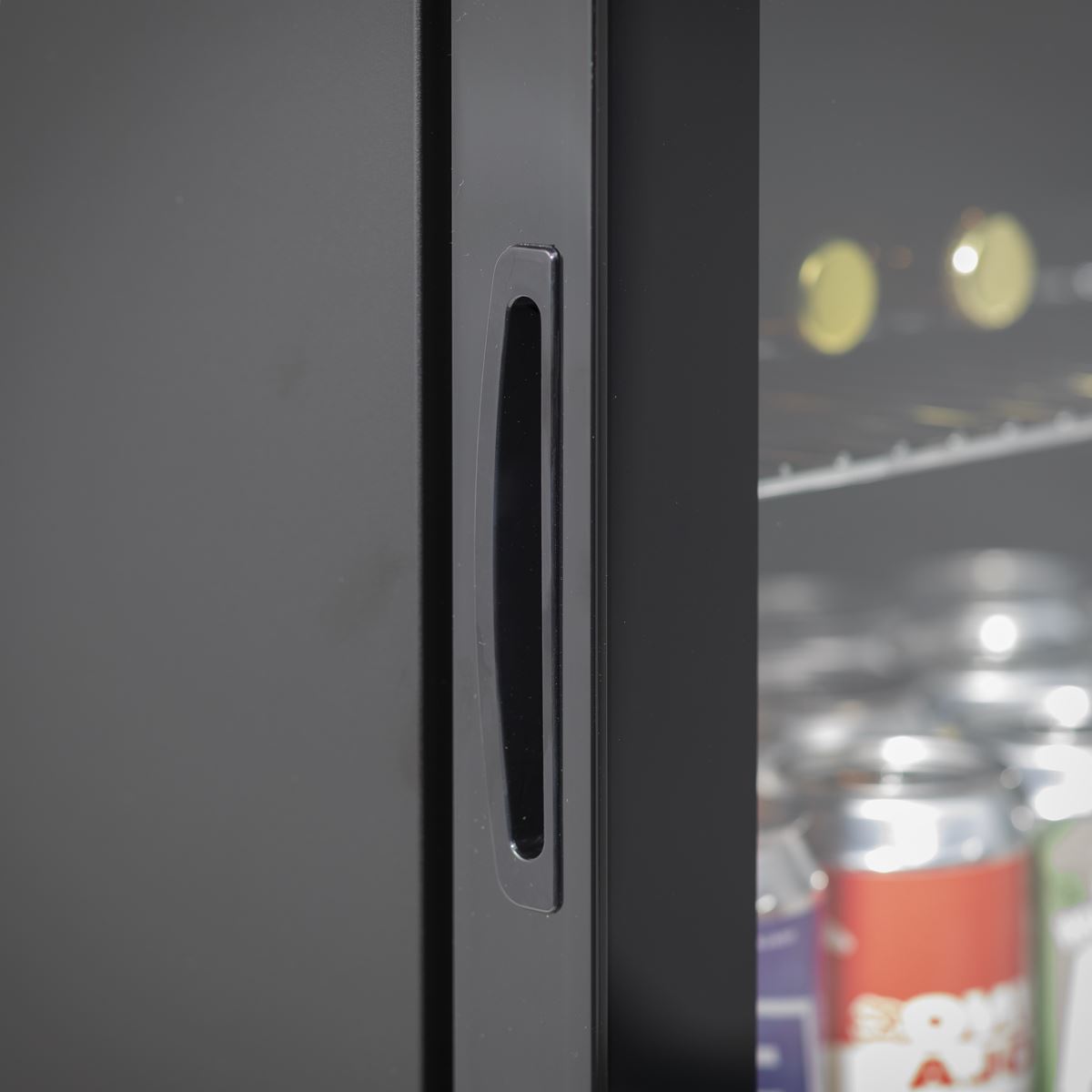 Baridi Mini Tabletop Beer & Drinks Fridge 50L Capacity - Black