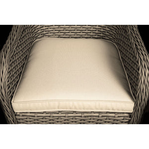 Dellonda Chester Rattan Wicker Outdoor Garden Dining Chairs 2pc