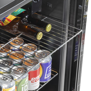 Baridi Wine, Beer & Drinks Fridge 85L Capacity - Stainless Steel