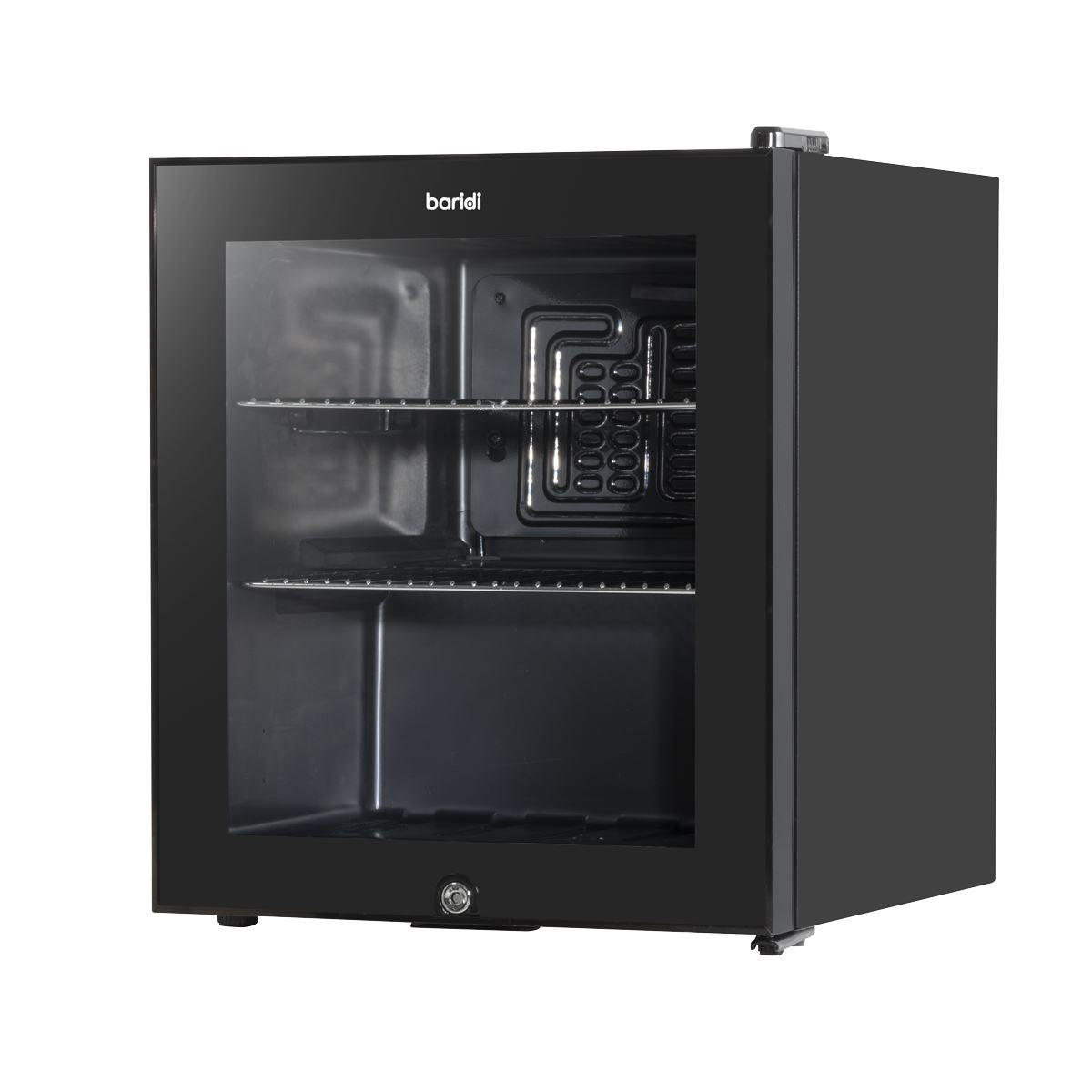Baridi Mini Tabletop Beer & Drinks Fridge 50L Capacity - Black