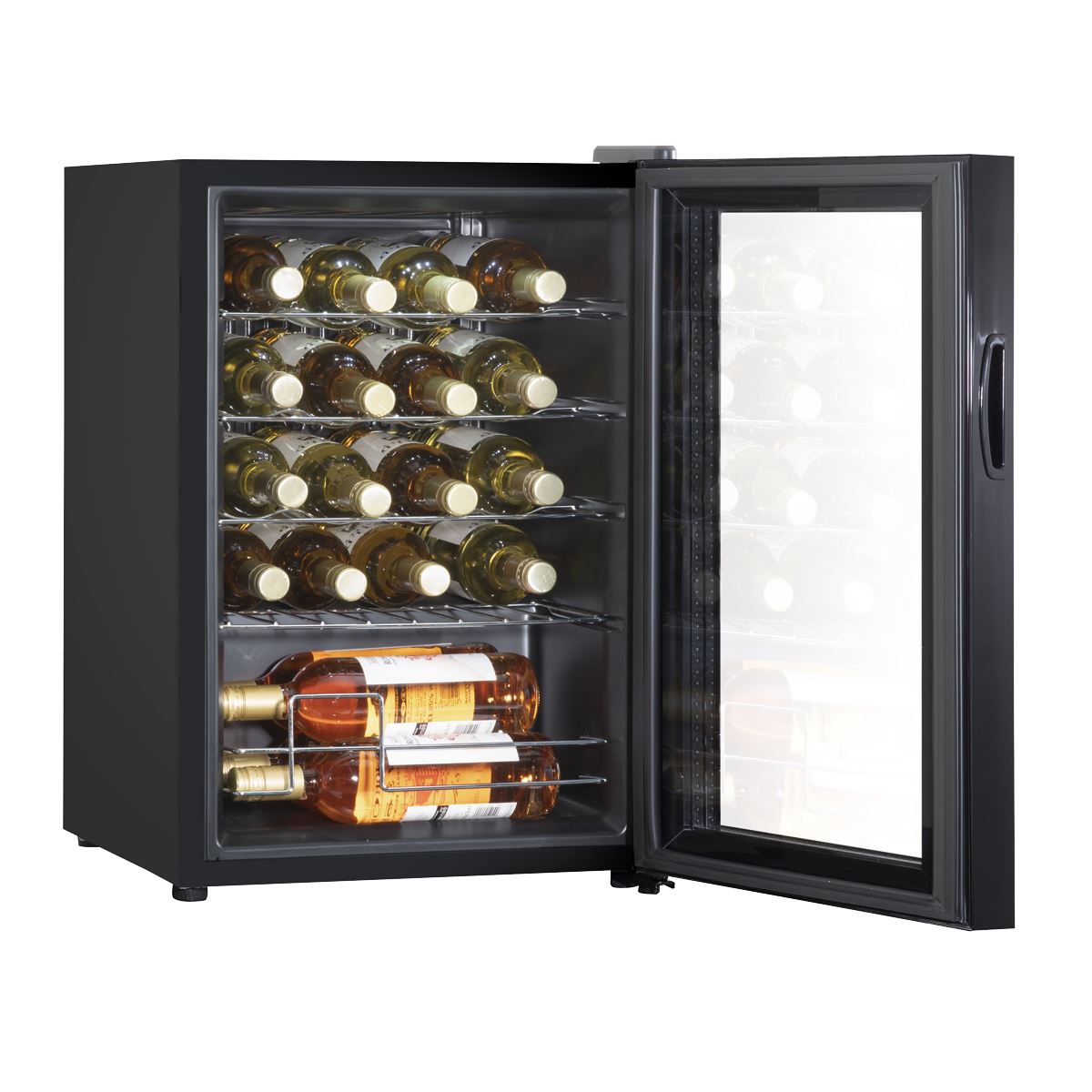 Baridi 20 Bottle Tabletop Wine Fridge & Cooler