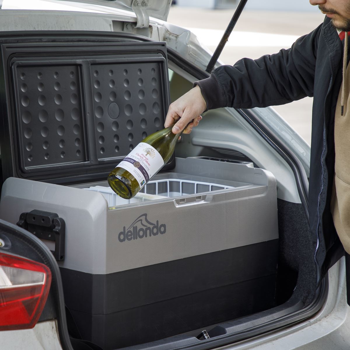 Dellonda Portable Fridge Freezer / Cool Box with LED Display 50L