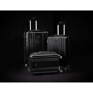 Dellonda Lightweight ABS Luggage Set with TSA Lock - Black