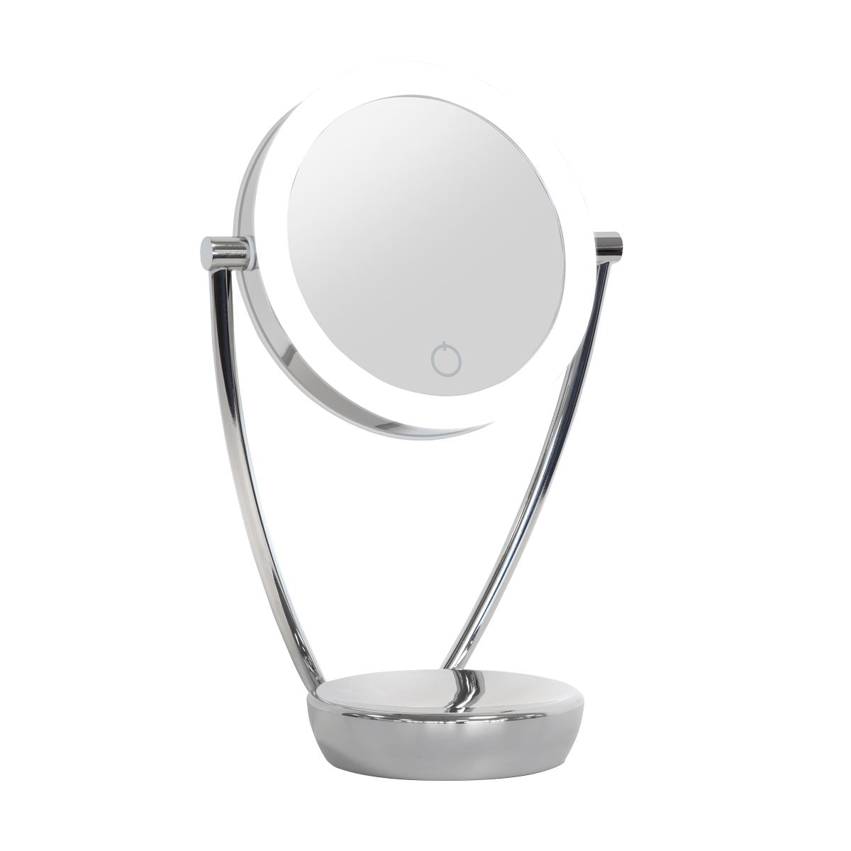 Dellonda Freestanding Double-Sided LED Vanity Mirror 7.5"