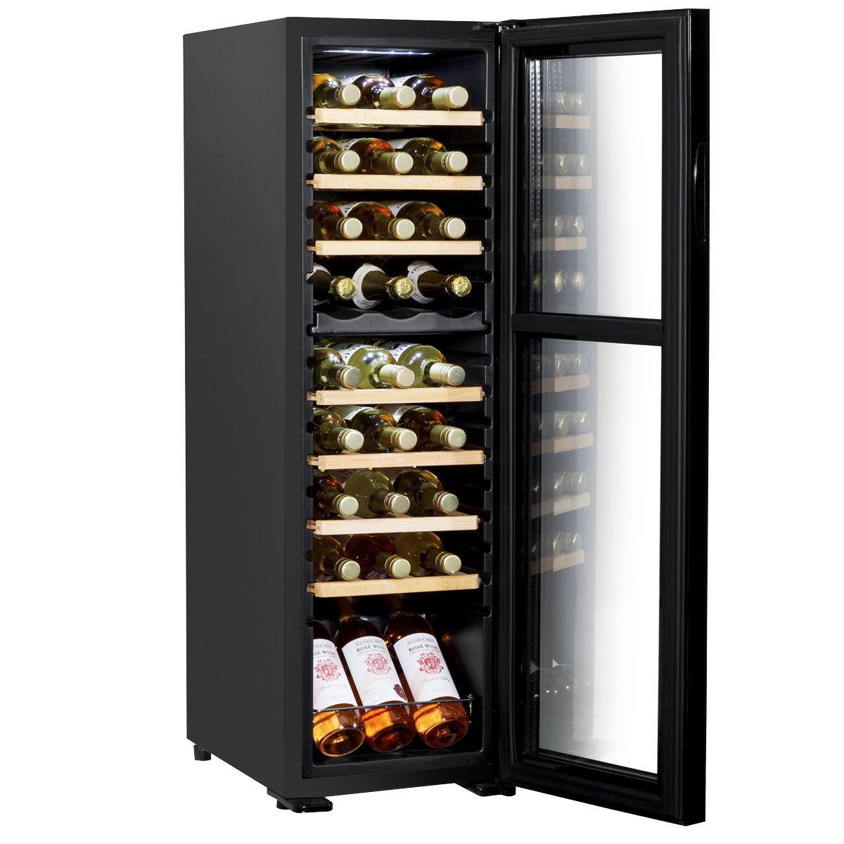 Baridi 27 Bottle Dual Zone Wine Fridge & Cooler